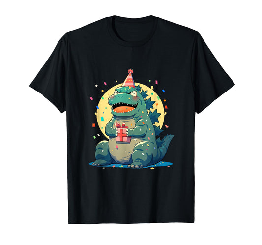 Epic Japanese Kaiju Party Time Roaring Celebration T-Shirt