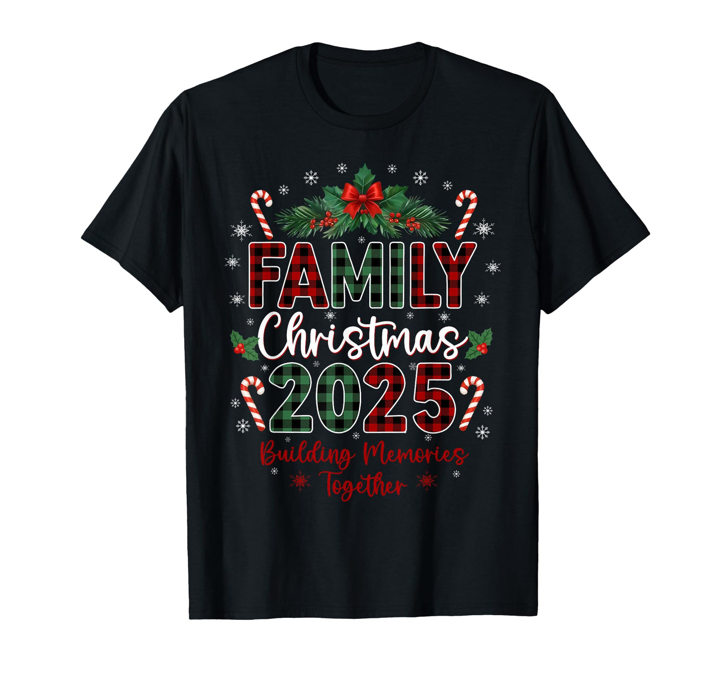 Family Christmas 2025 Matching Group Holiday Squad Xmas T-Shirt