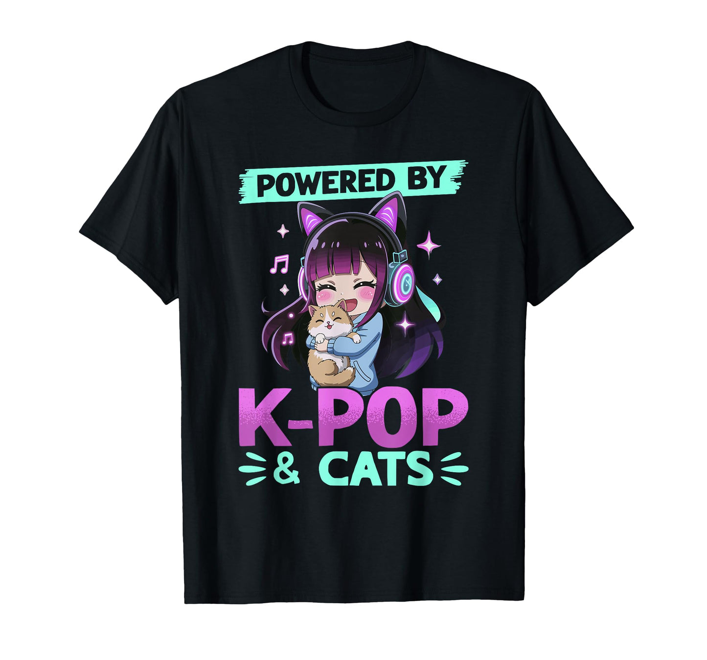 Anime K Pop & Cats Kawaii T-Shirt