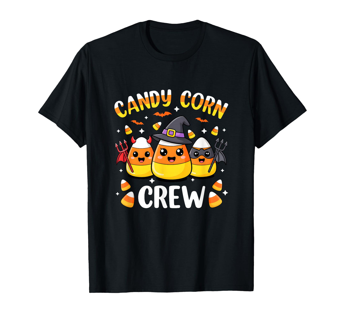 Candy Corn Crew Halloween Costume Men Women Boys Girls T-Shirt