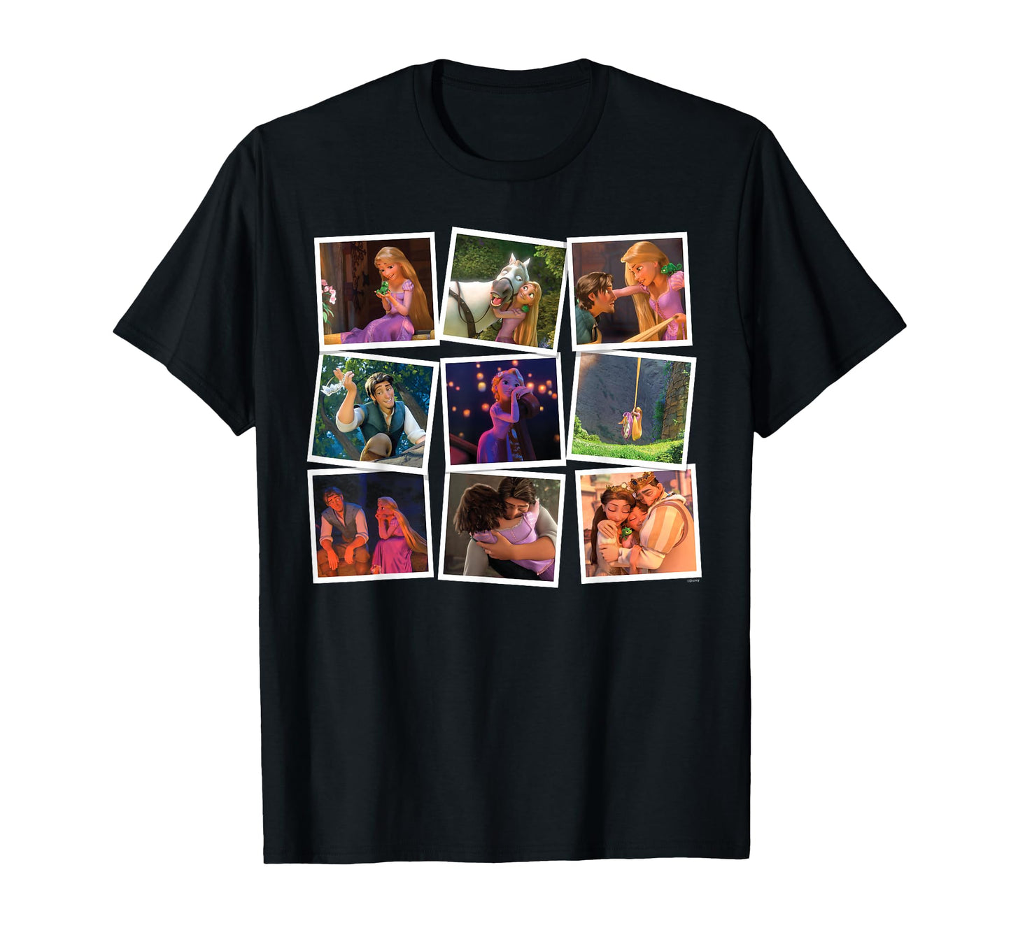 Disney Princess Rapunzel Tangled Famous Movie Frames T-Shirt