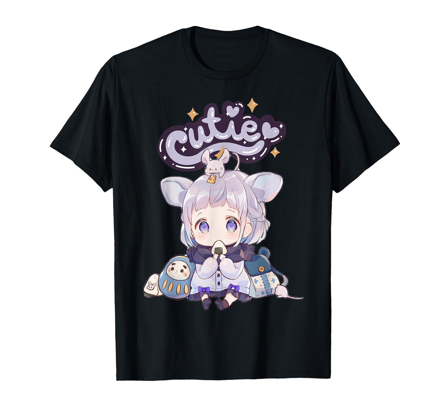 Anime Cutie Onigiri Girl Cute Kawaii UwU T-Shirt