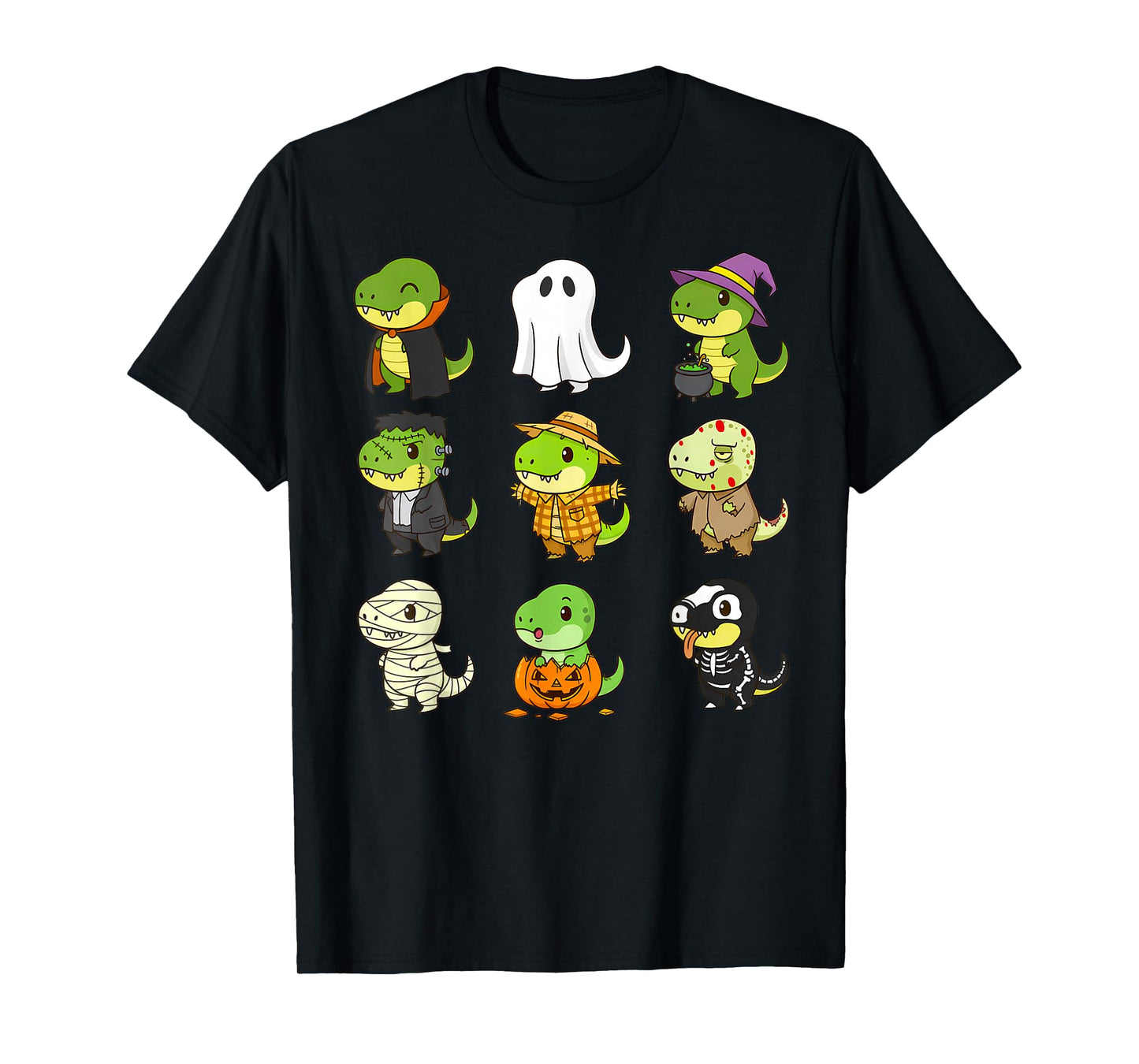 Cute T-Rex Spooky Halloween Costume Tyrannosaurus Dinosaur T-Shirt