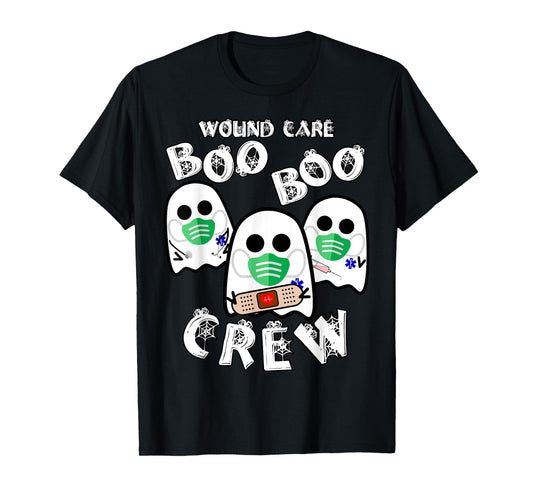 Wound Care Boo Boo Crew - Funny Medical Halloween T-Shirt