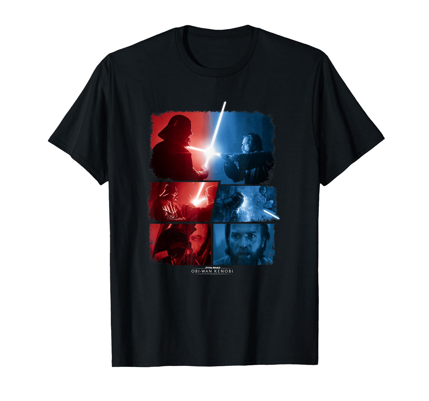 Star Wars: Obi-Wan Kenobi VS Darth Vader Lightsaber Battle T-Shirt