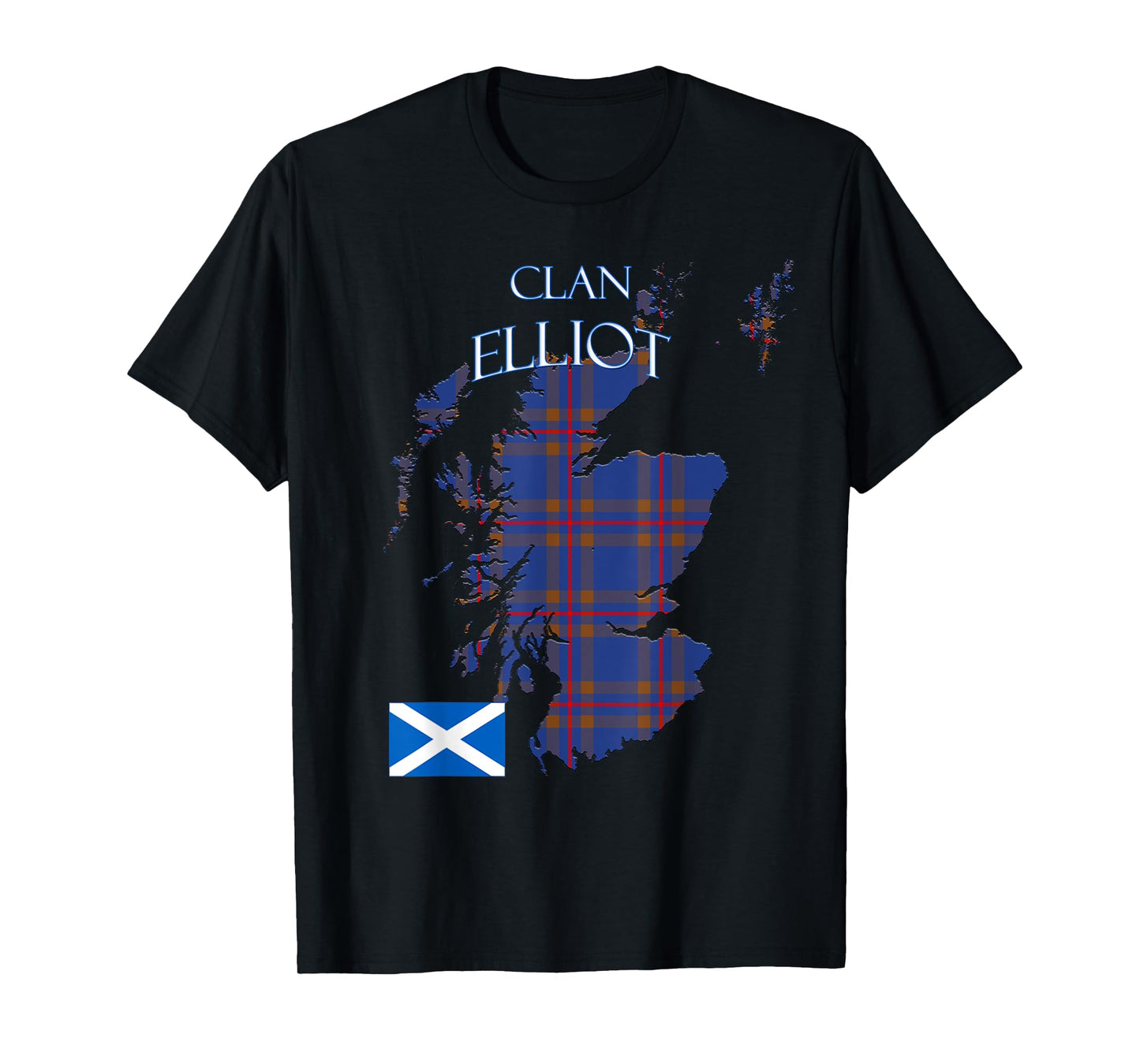 Elliot Scottish Clan Tartan Scotland T-Shirt