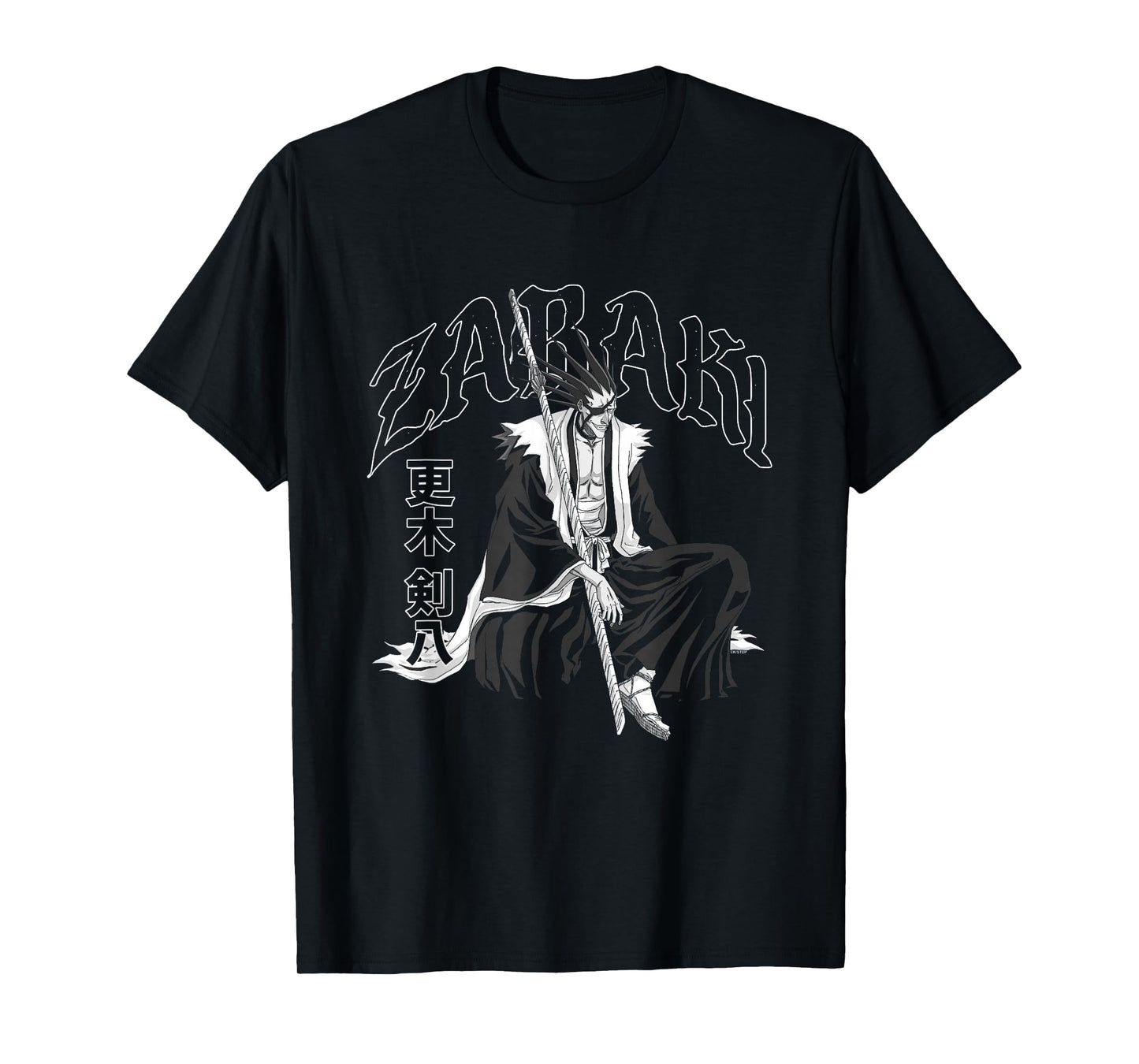 Bleach Zabaki Gothic Print Anime T-Shirt