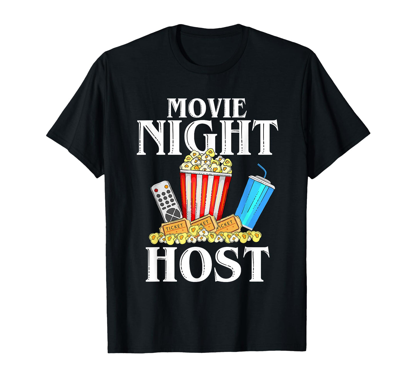 Family Movie Night Outfit For Men Women Kids - Movie Lover T-Shirt