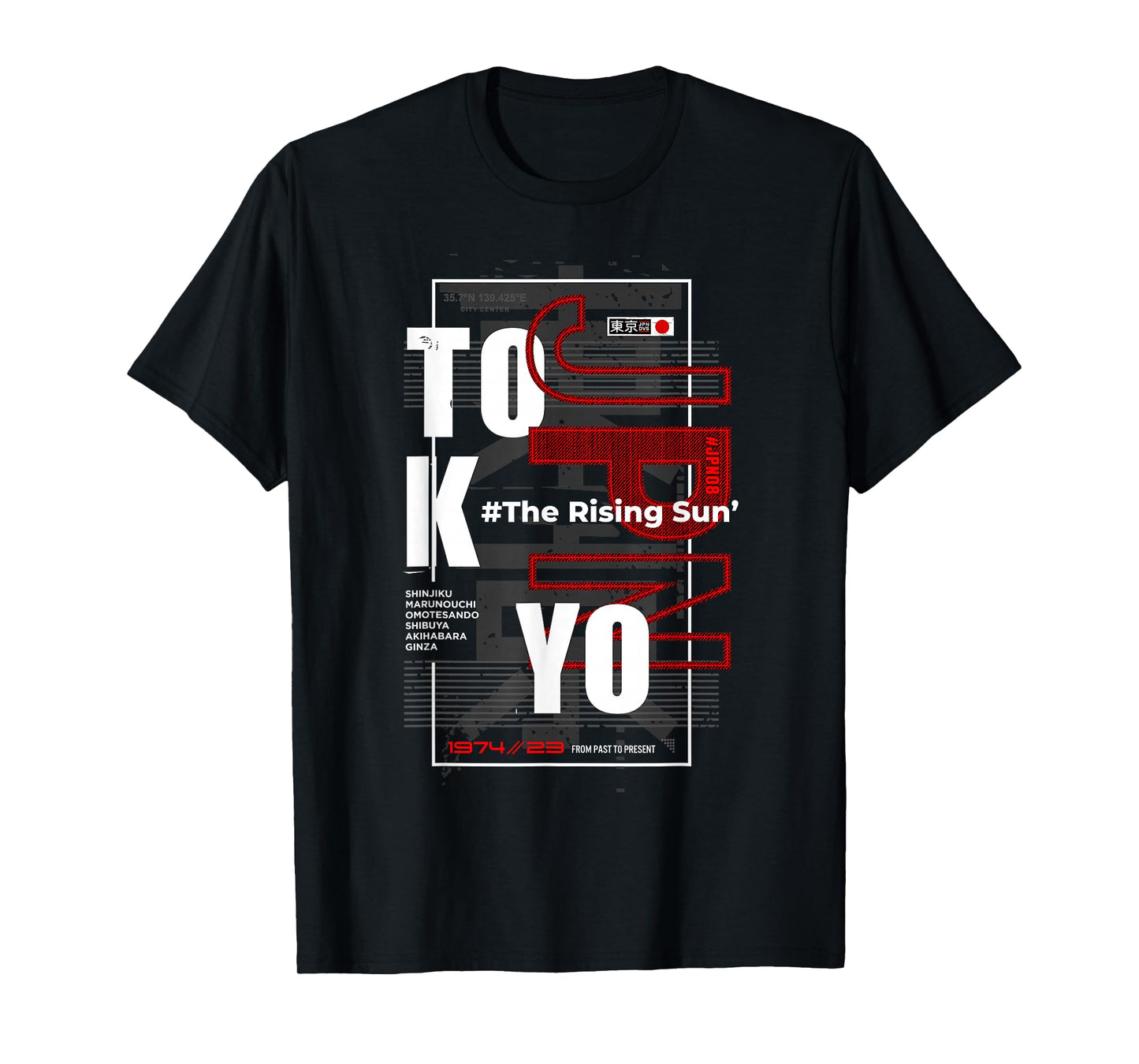 JPN Tokyo The Rising Sun T-Shirt