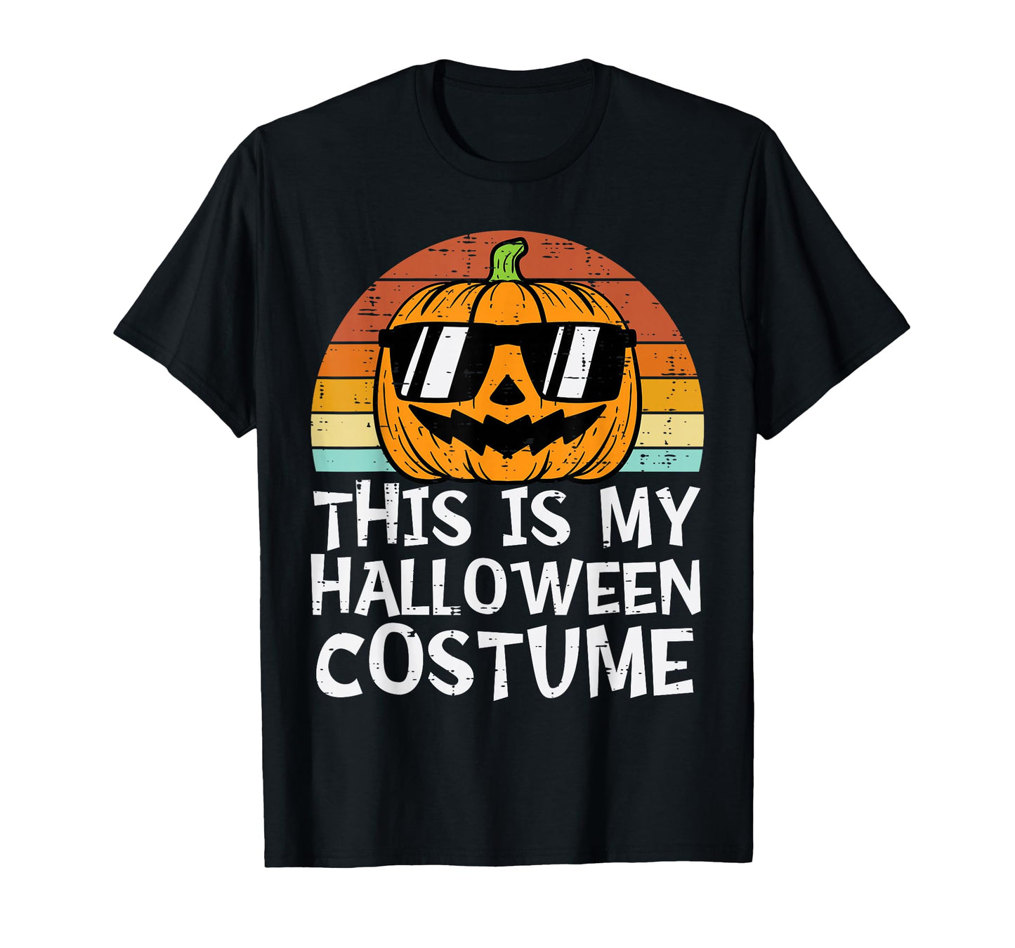This Is My Halloween Costume Pumpkin Retro Halloween Costume T-Shirt
