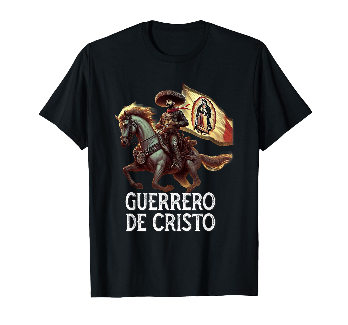 Viva Cristo Rey Guadalupe Catholic Cristeros T-Shirt