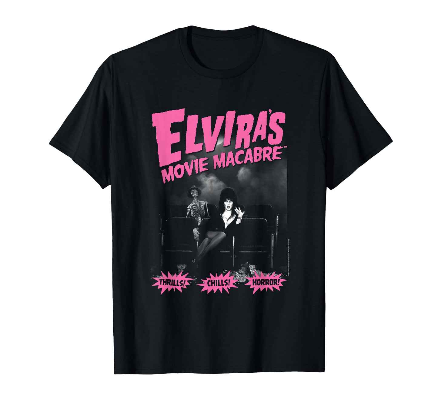 Elvira, Mistress of The Dark Movie Macabre T-Shirt Small