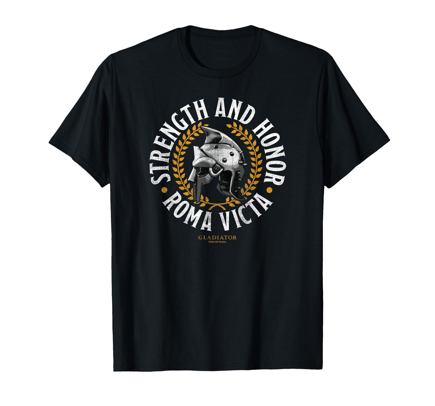 Official Gladiator Movie: Strength and Honor Roma Victa T-Shirt