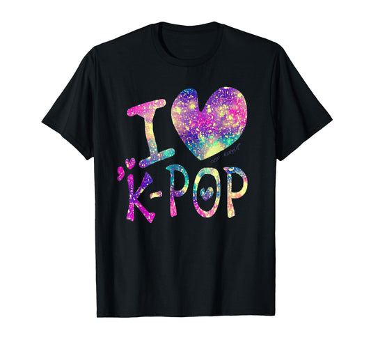 I Love K-POP Demon Group Music Fans T for Girls Kids Movie T-Shirt