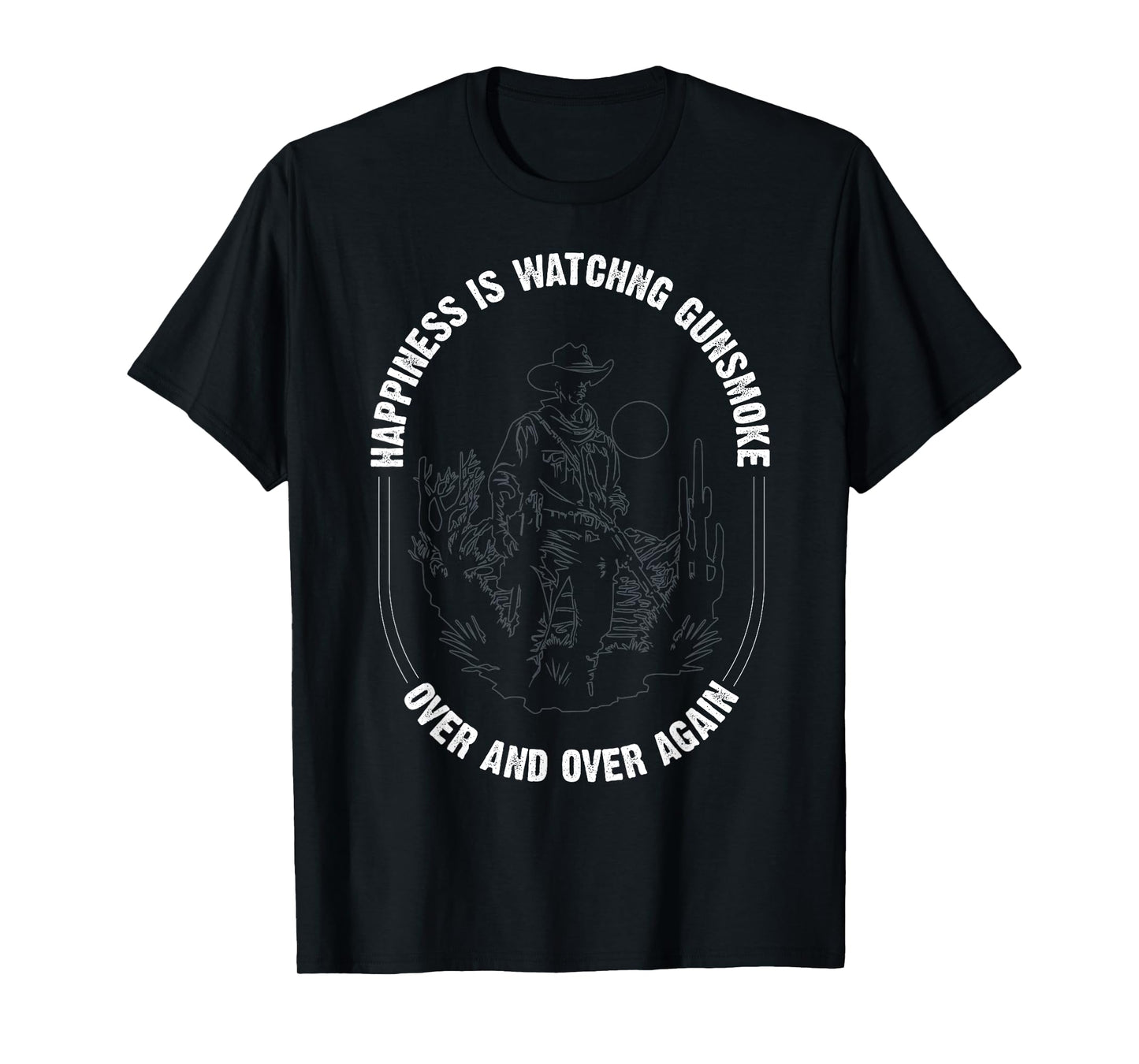 Cowboy - Gunsmoke Over And Over Again T-Shirt