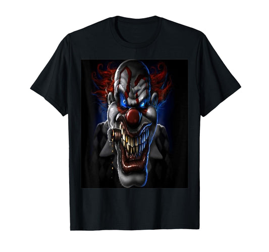 Evil Clown And Cigar Standard T Shirts T-Shirt
