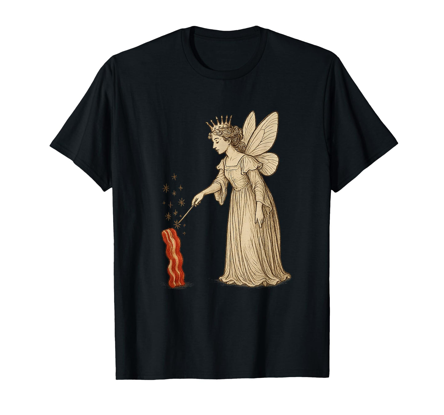 Bacon Fairy Magic Funny Food T-Shirt