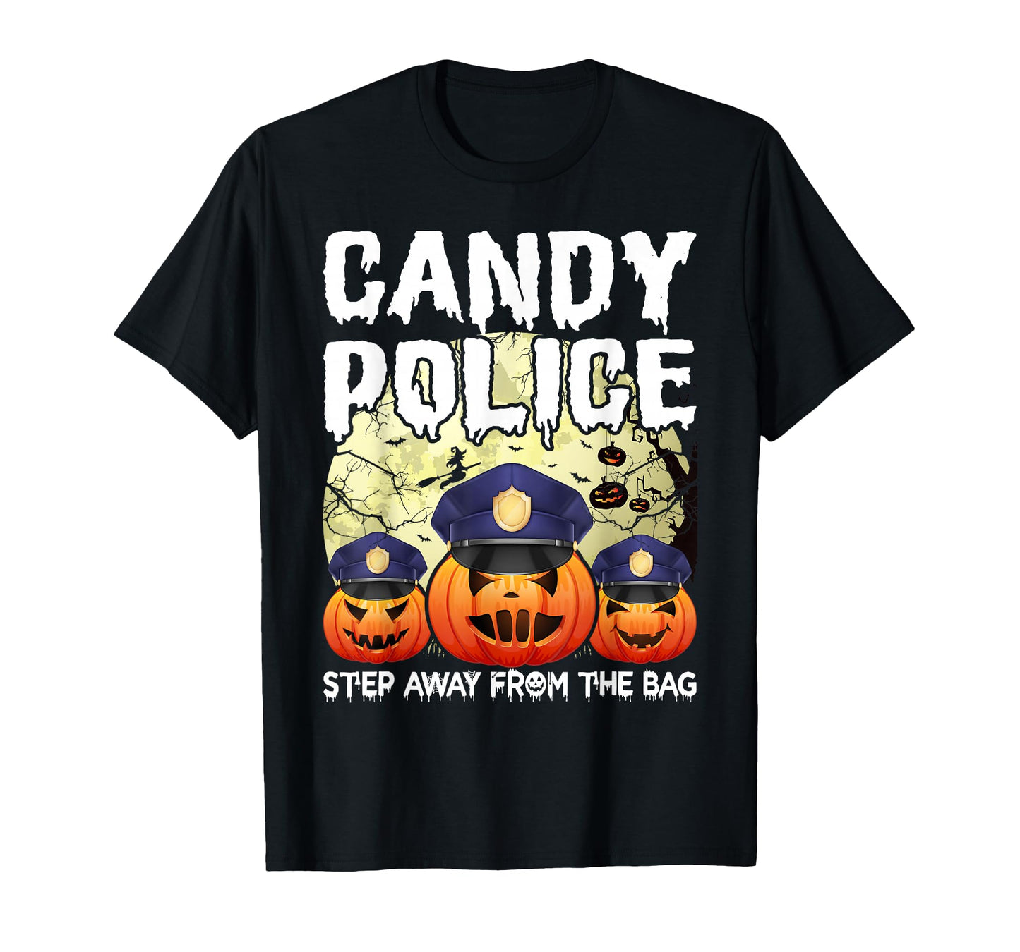 Halloween Candy Police Humor & Funny Candy Security T-Shirt