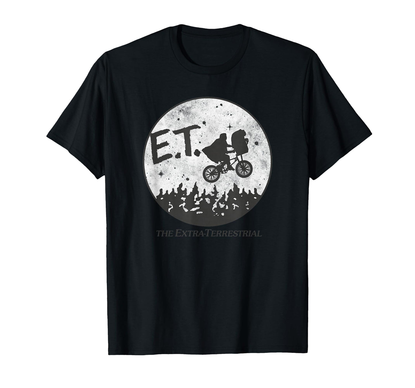 E.T. The Extra-Terrestrial Classic Flying Bike Poster T-Shirt