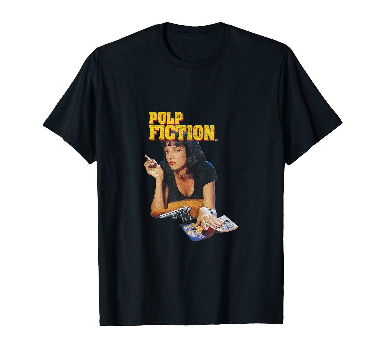 Pulp Fiction Vintage Mia Wallace PAPL2616 T-Shirt