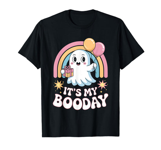It's My Booday Halloween Ghost Costume For Kids Toddlers T-Shirt