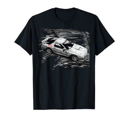 JDM Car Street Drift Race - FC ROTARY T-Shirt