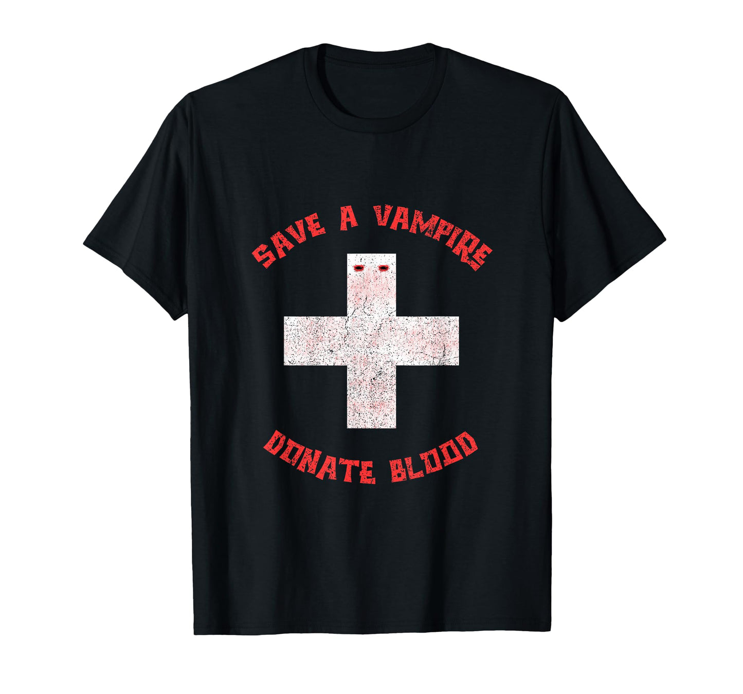 Save A Vampire Donate Blood Funny Halloween T-Shirt