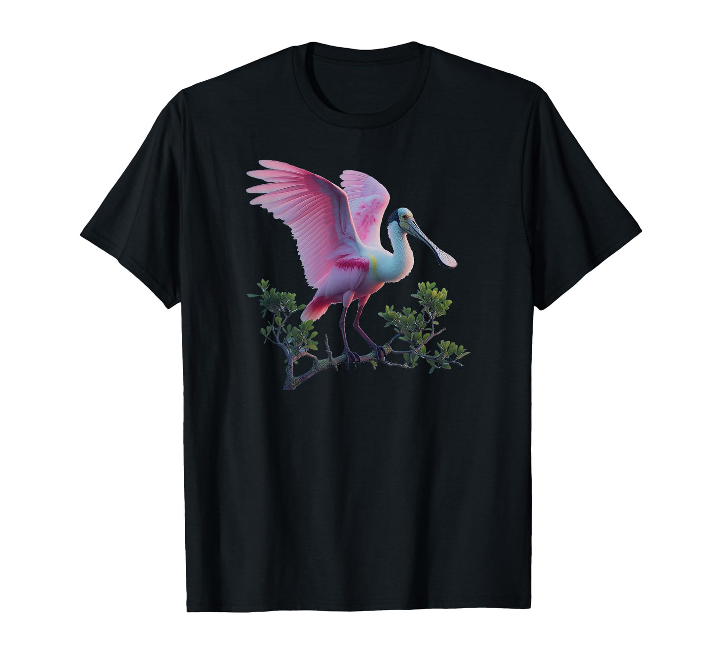 Bird Series. Roseate Spoonbill. Artist's Rendition. T-Shirt