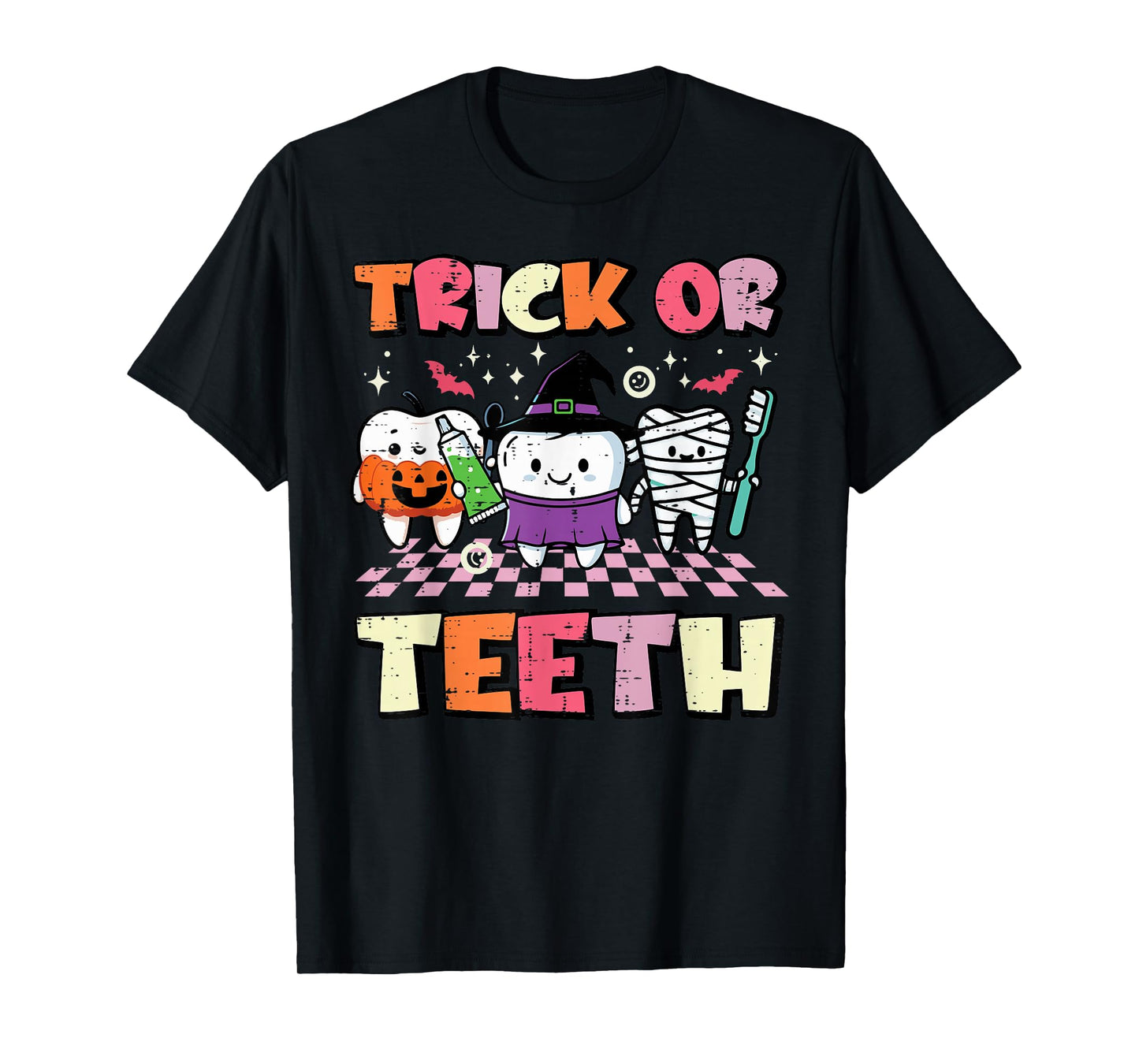 Halloween Dentist Trick Or Teeth Dental Costume Men Women T-Shirt