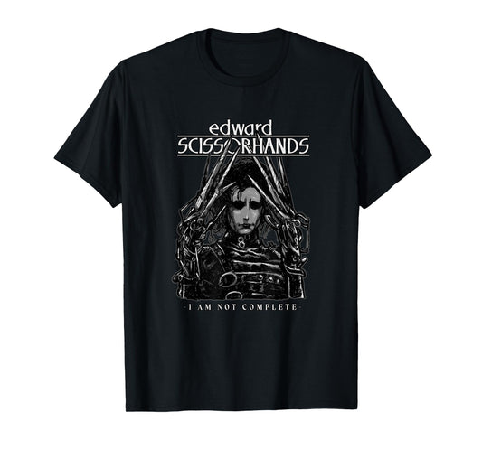 Edward Scissorhands I Am Not Complete Gothic T-Shirt