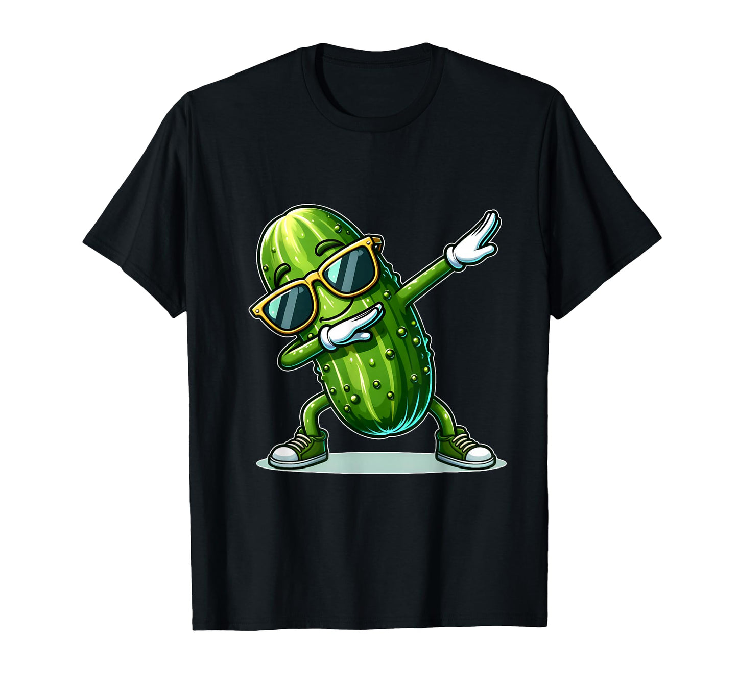 Dabbing Pickle Cucumber Funny Pickle T-Shirt