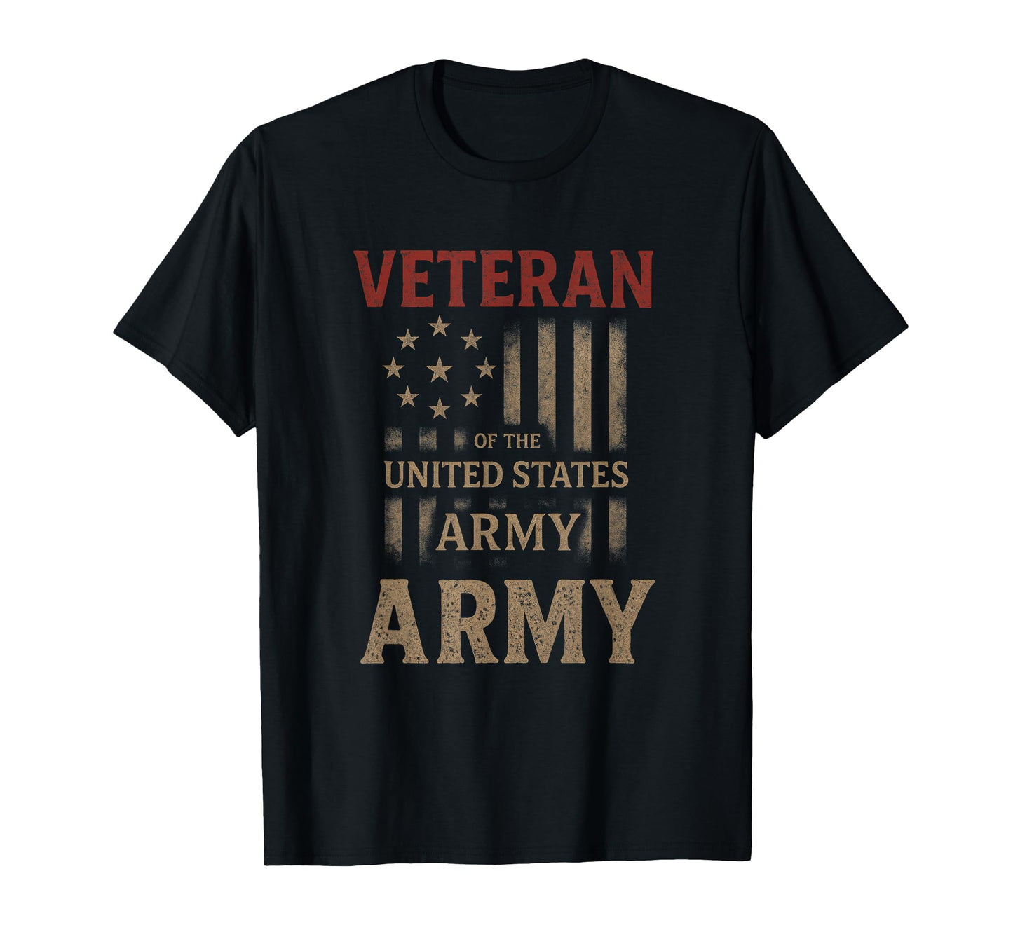 Veteran - American Army Patriot T-Shirt