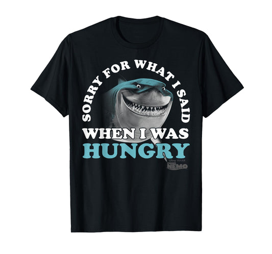 Disney Pixar Finding Nemo Bruce Sorry for What I Said Text T-Shirt