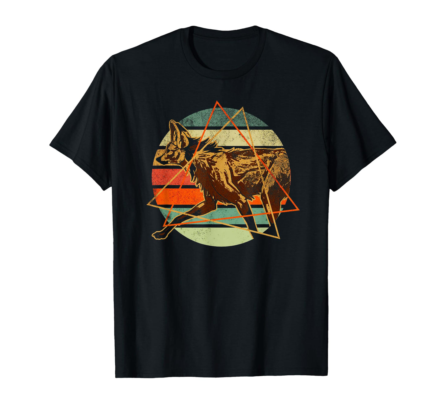 Maned Wolf South America Animal Colorful T-Shirt