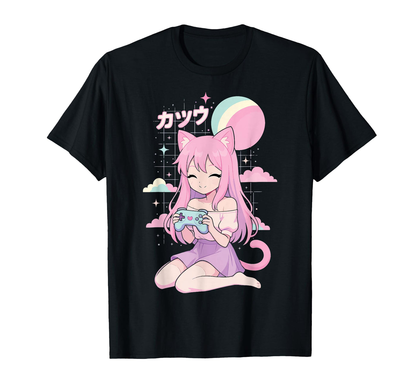 Anime Girl Gaming Kawaii Video Games T-Shirt