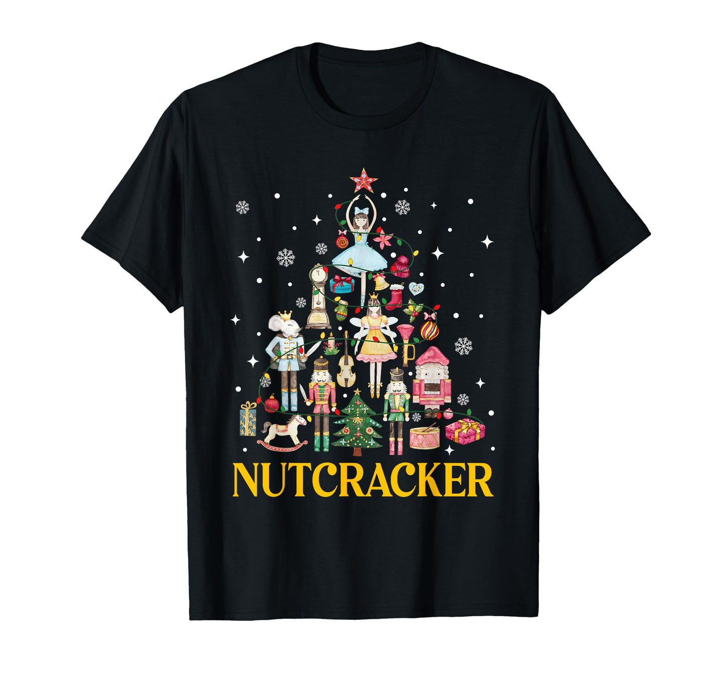 Christmas Nutcracker Squad Ballet Dance Women Kid Girls Xmas T-Shirt