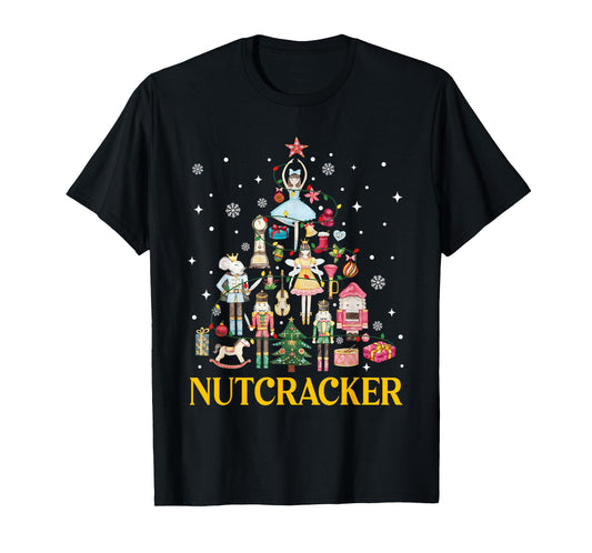 Christmas Nutcracker Squad Ballet Dance Women Kid Girls Xmas T-Shirt