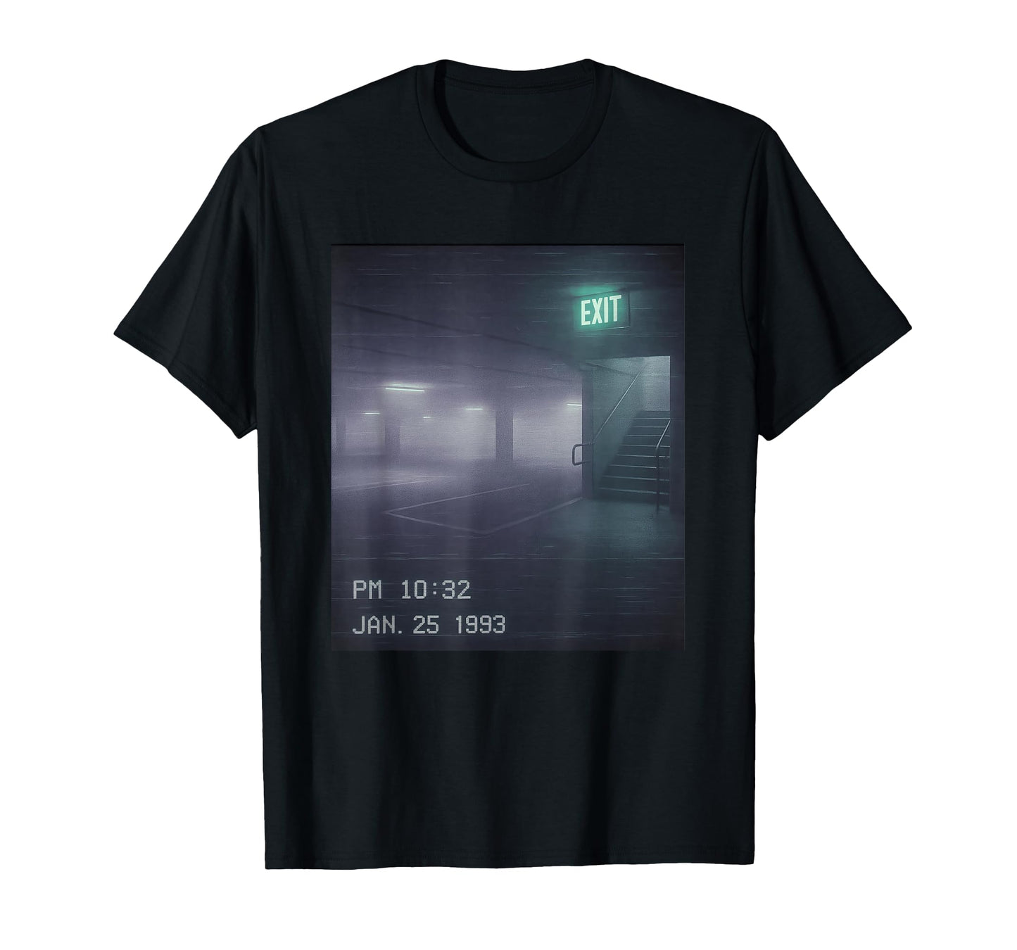 Parking Lot Dreamcore Aesthetic Lostcore Creepy Liminal T-Shirt
