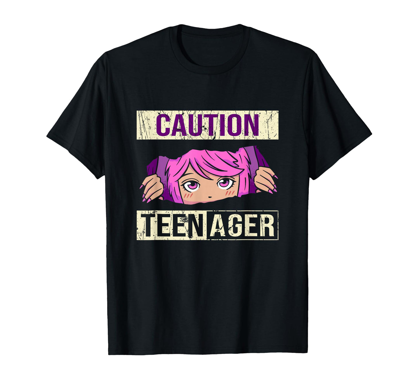 Funny Teenager 13th Birthday cool Girls Teens Anime T-Shirt