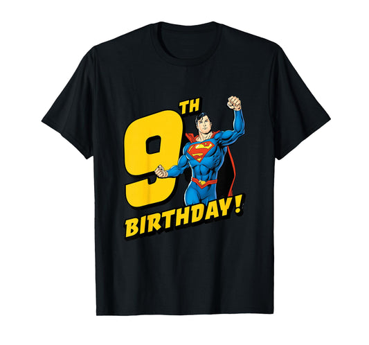 Kids Superman 9th Birthday T-Shirt