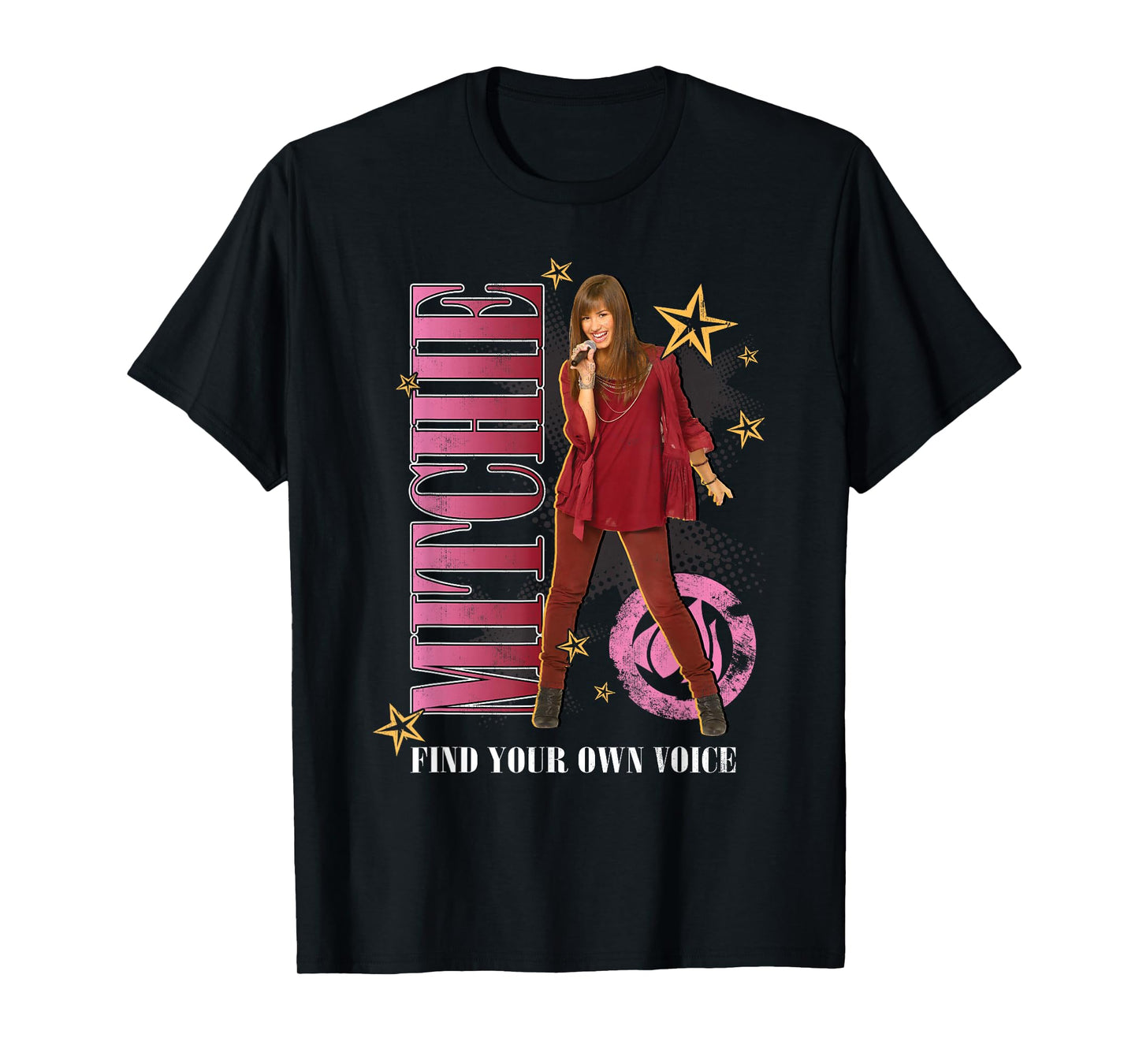 Disney Camp Rock Mitchie Find Your Own Voice Poster T-Shirt
