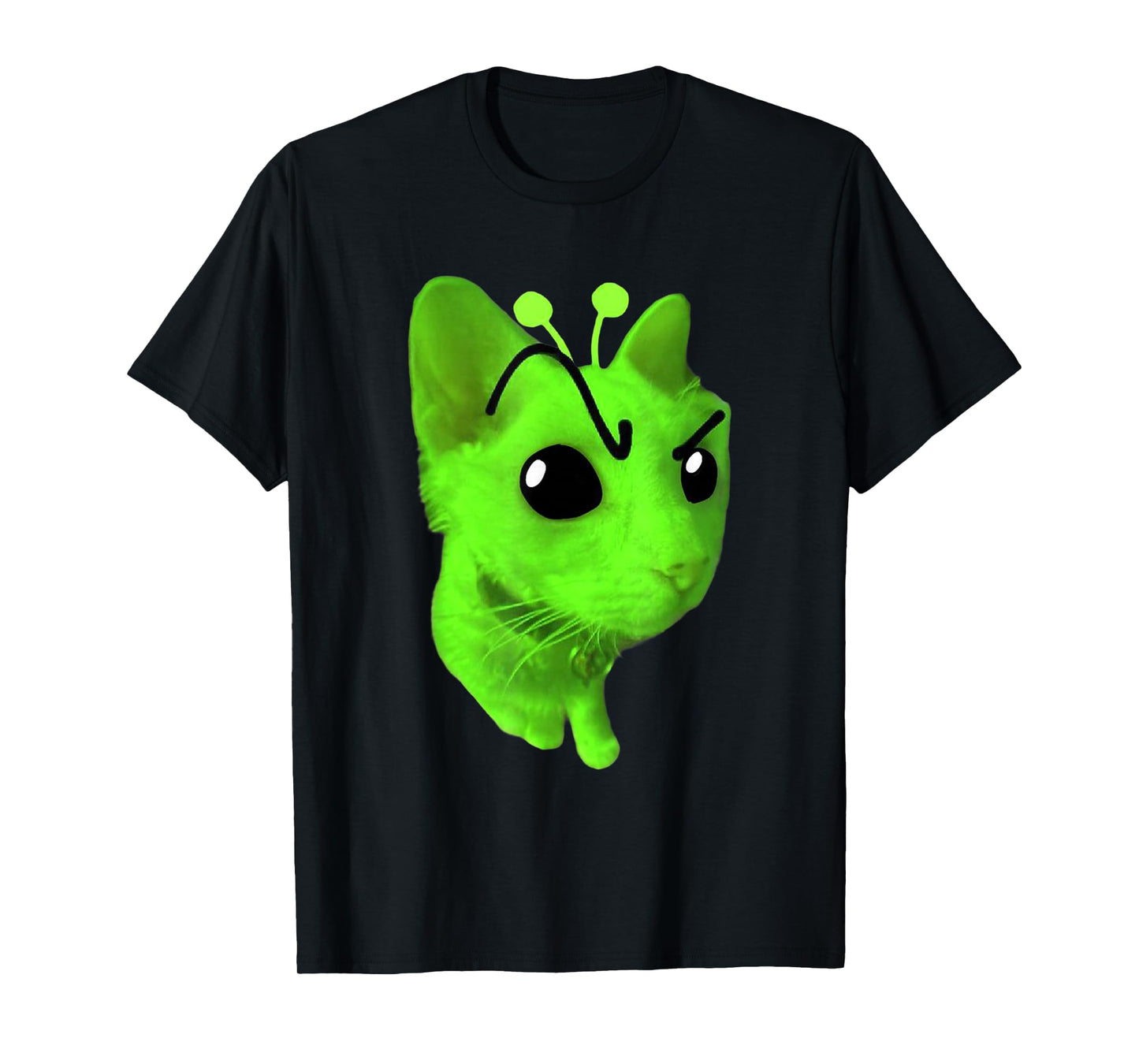 Gnarp Cat Silly Alien Cat Meme Brainrot Funny Meme Gen Z T-Shirt