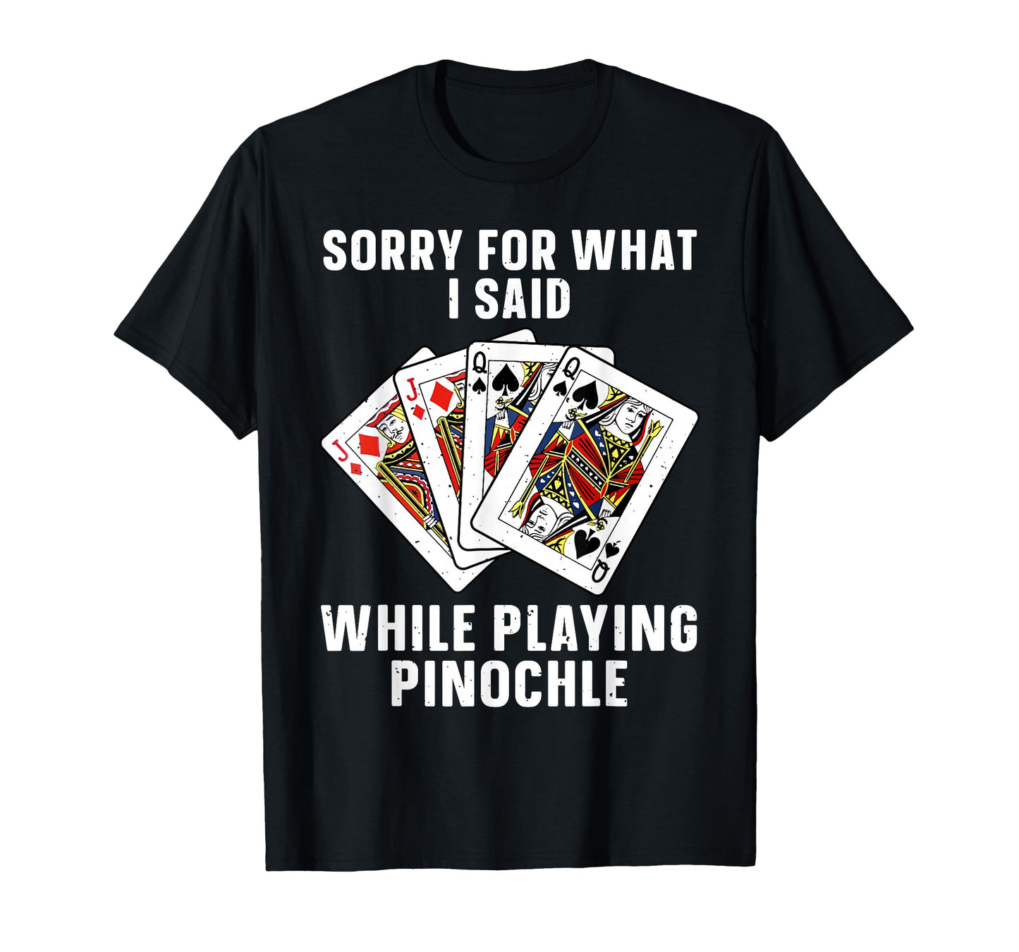 Best Pinochle Art For Men Women Kids Playing Cards Pinochle T-Shirt