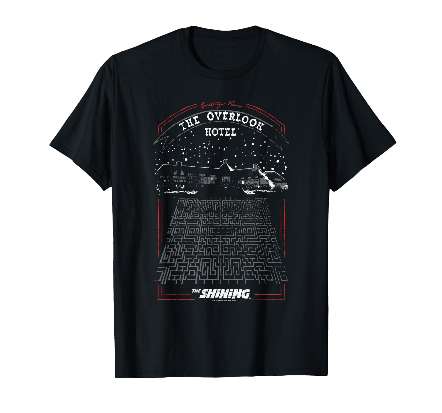 The Shining Overlook Hotel Maze T-Shirt