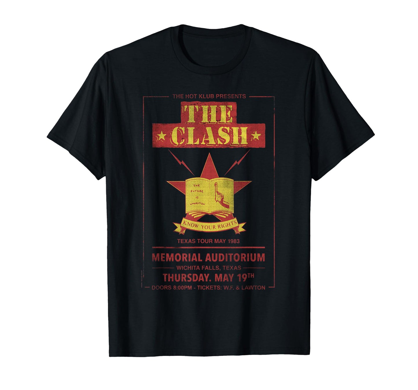 The Clash - Texas Tour 83' Wichita Falls T-Shirt