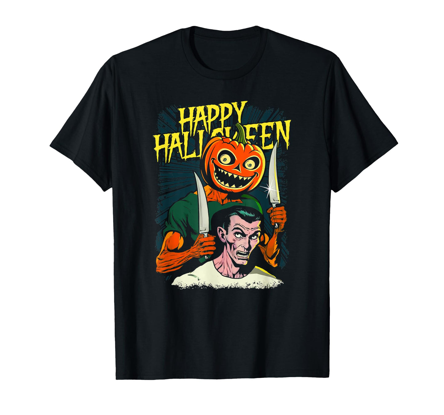 Happy Halloween Jack-O-Lantern Ready For Carving Tradition T-Shirt