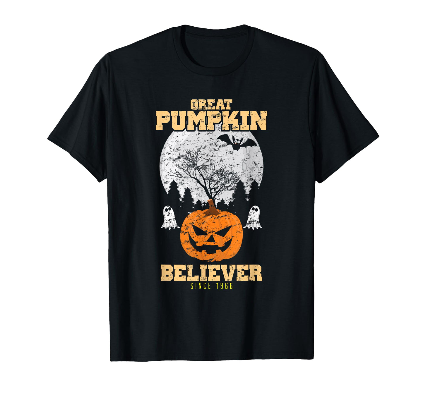 Halloween Great Pumpkin T-Shirt Believer Since 1966 Tee