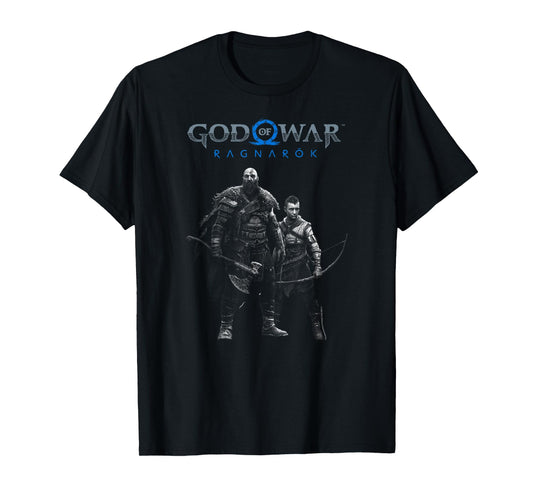 God of War: Ragnarok Silver Kratos and Atreus T-Shirt