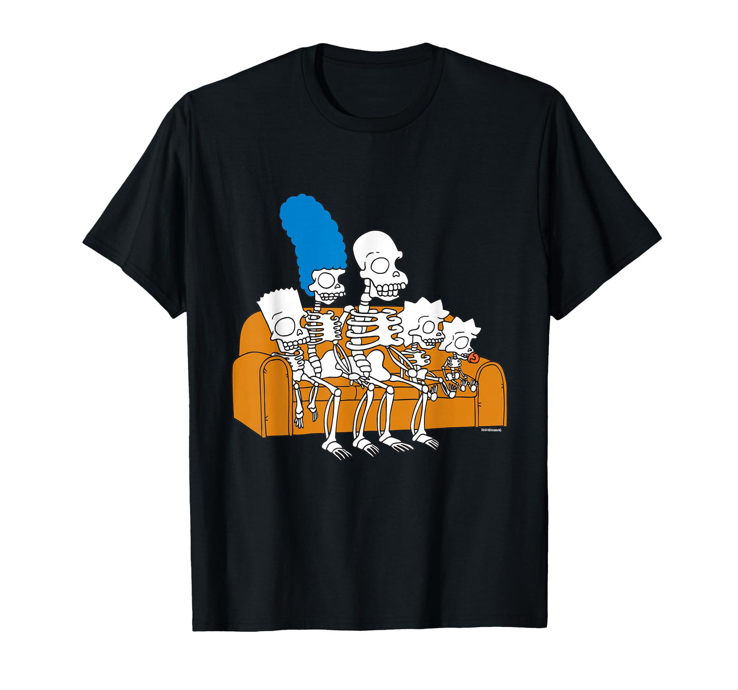 The Simpsons Skeletons Treehouse of Horror Couch Gag T-Shirt