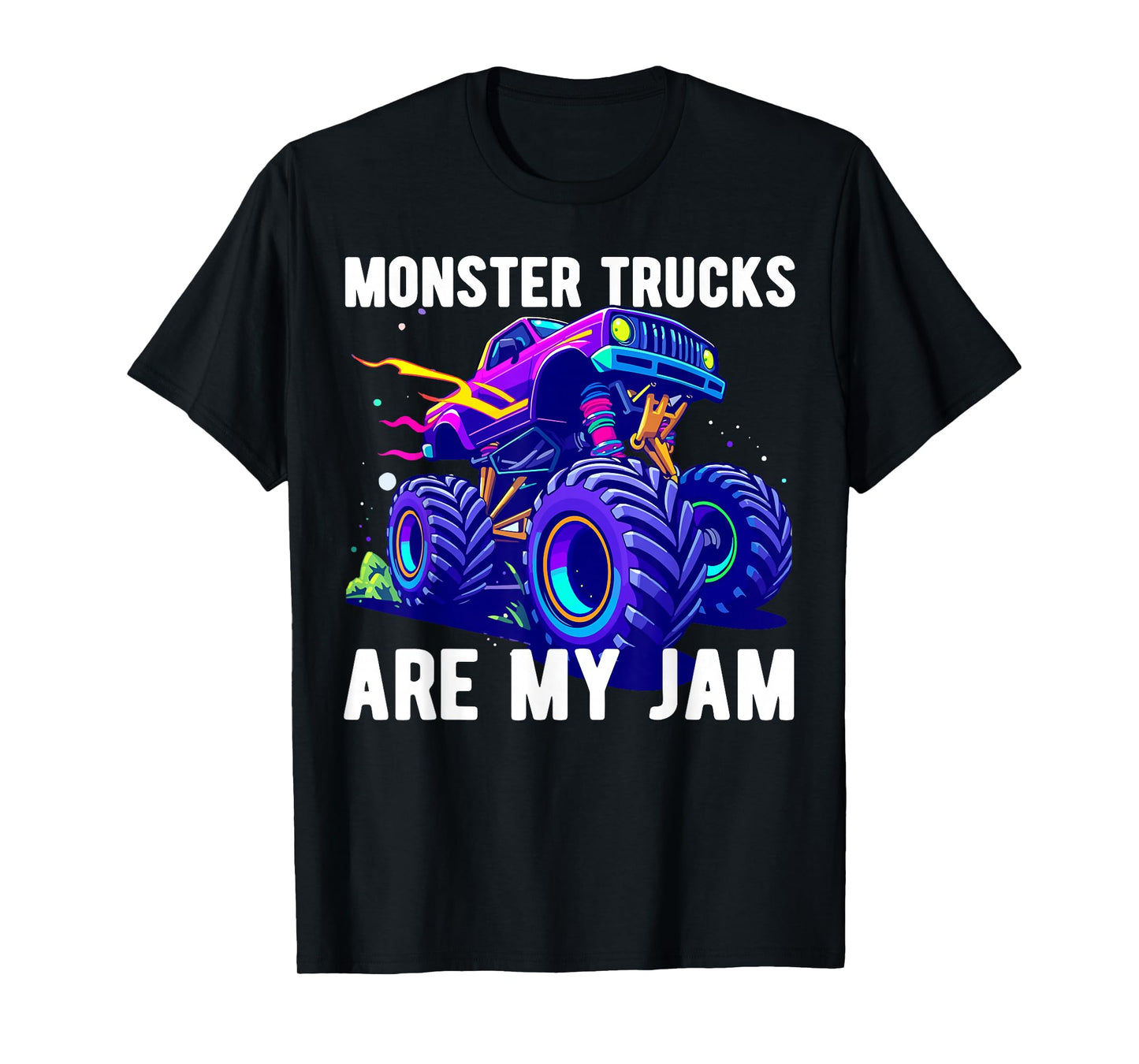 Monster Trucks Are My Jam Monster Truck T-Shirt